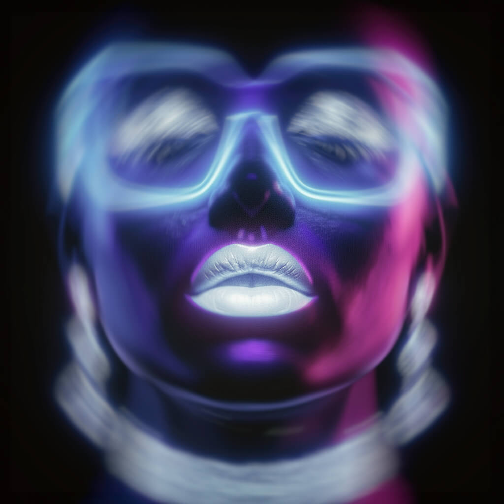 Night Vision, Canvas Print, 82 × 82cm