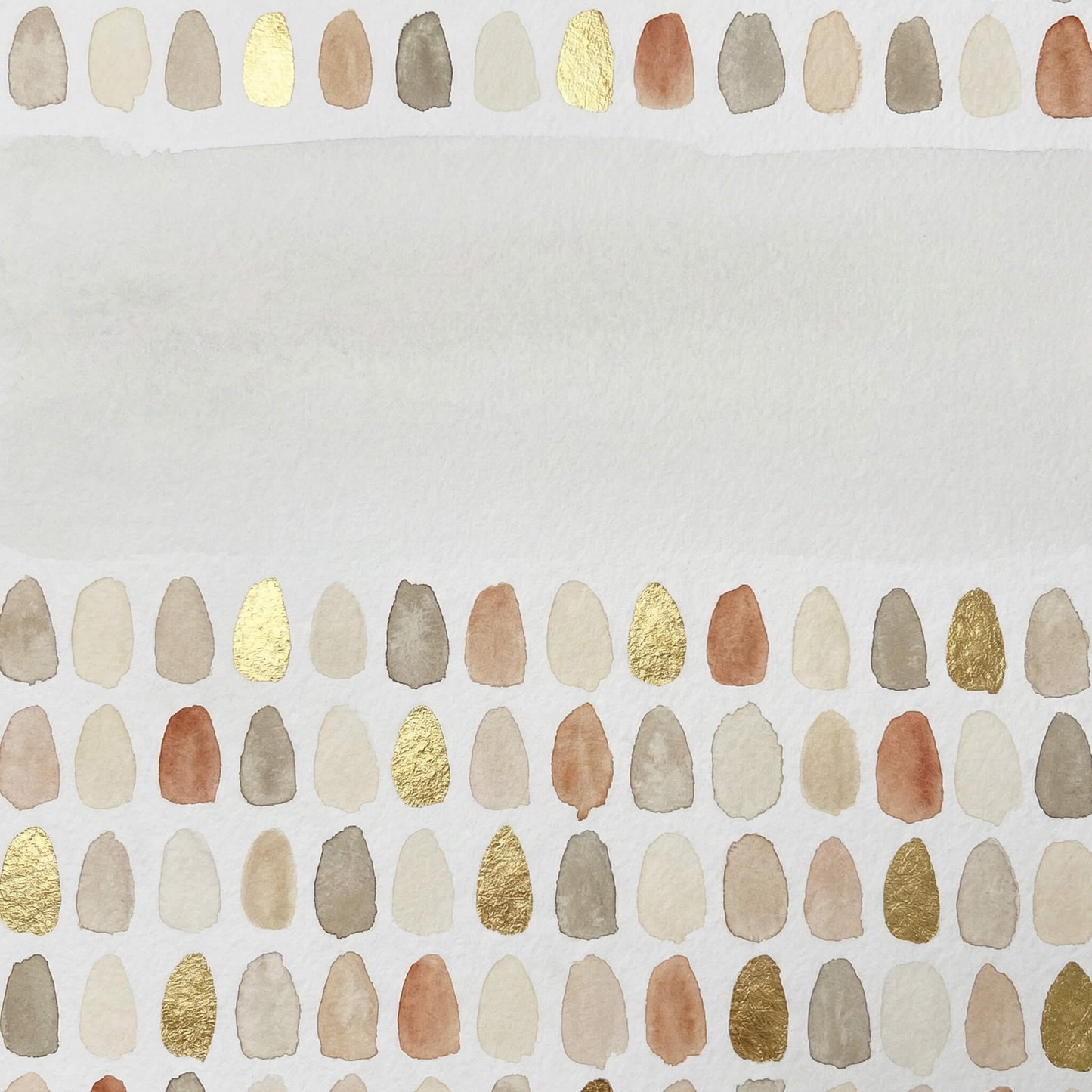 Golden Stillness, Canvas Print, 82 × 82cm