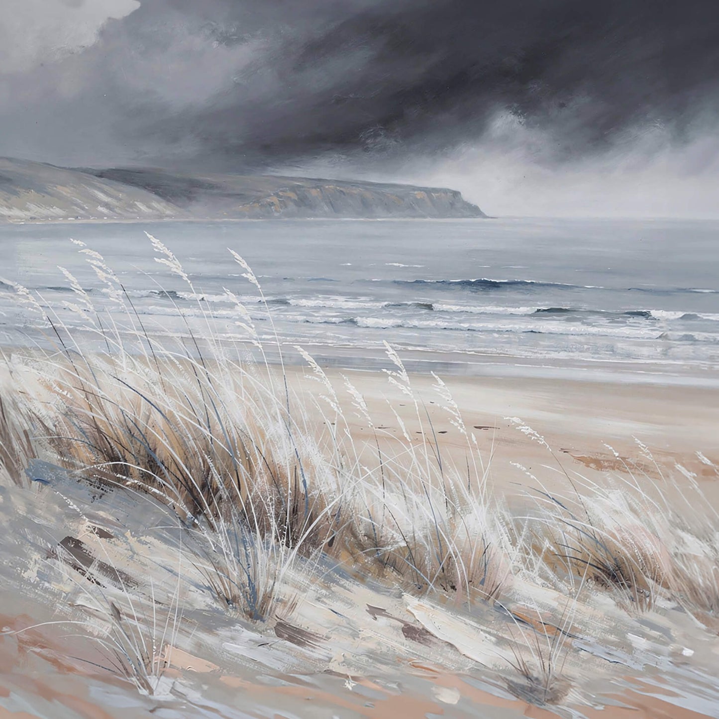 Whispering Dunes, Canvas Print, 82 × 82cm