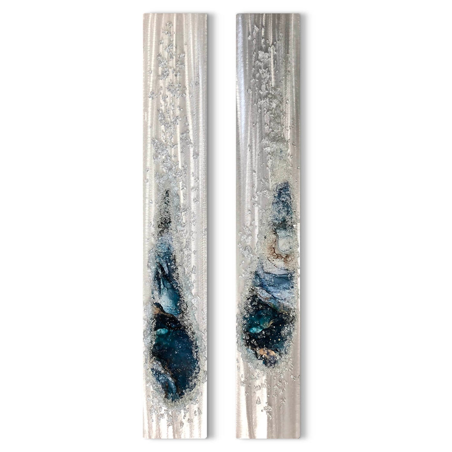 Angel Tears Crystal Glass Set, Navy