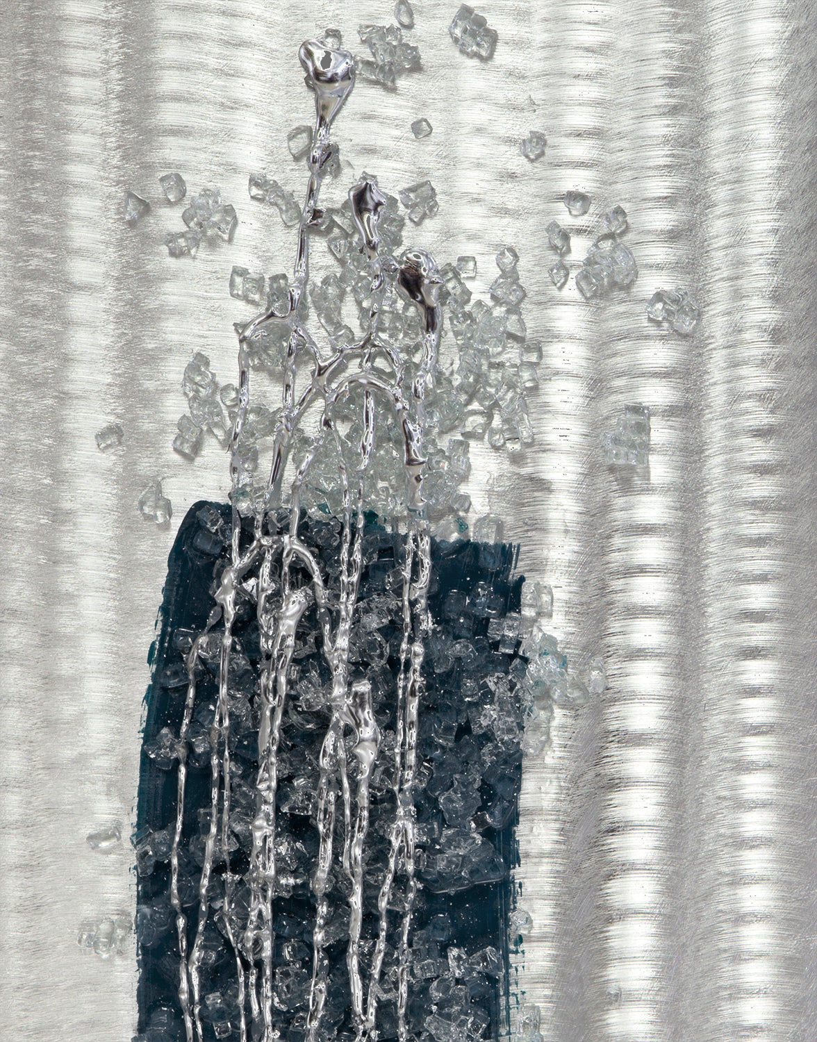 Navy Crystal Cluster