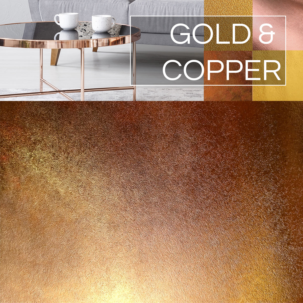 Colours: Gold & Copper