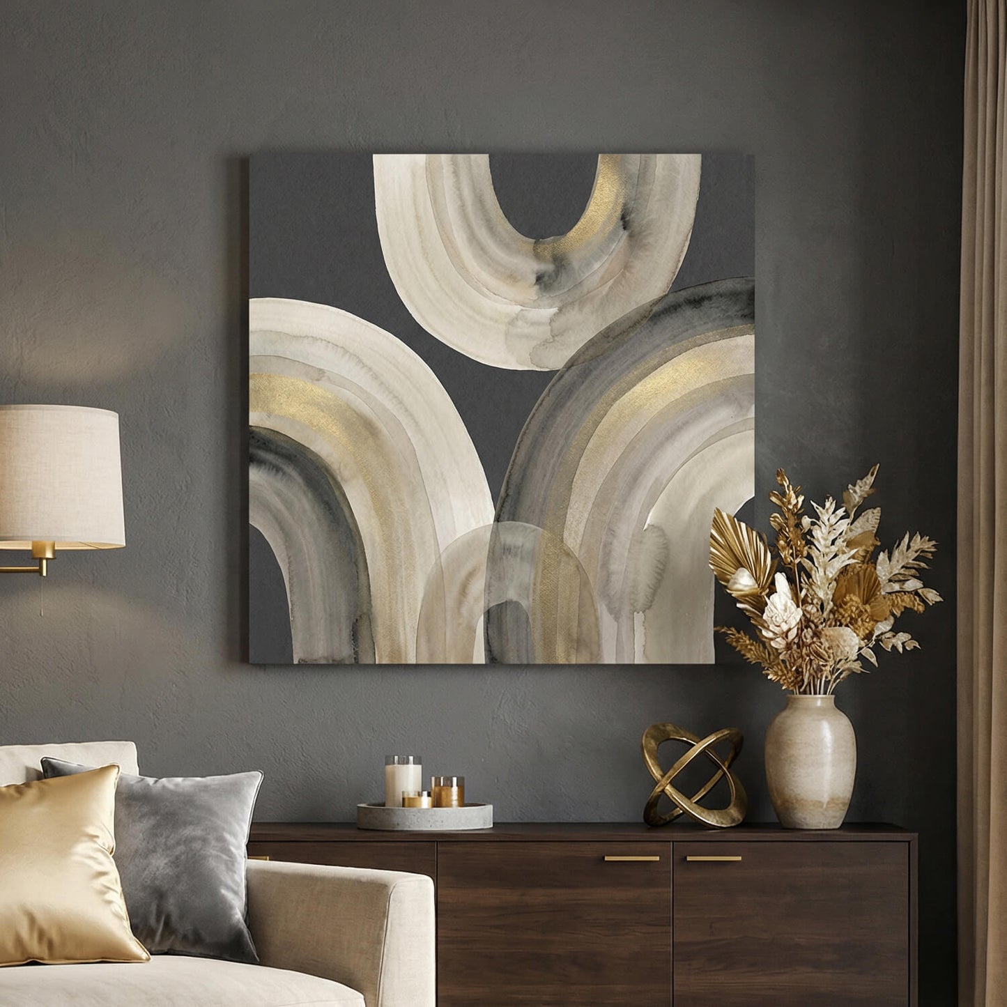 Eclipse Forms, Canvas Print, 82 × 82cm