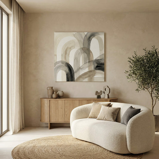 Earthbound Arches, Canvas Print, 82 × 82cm