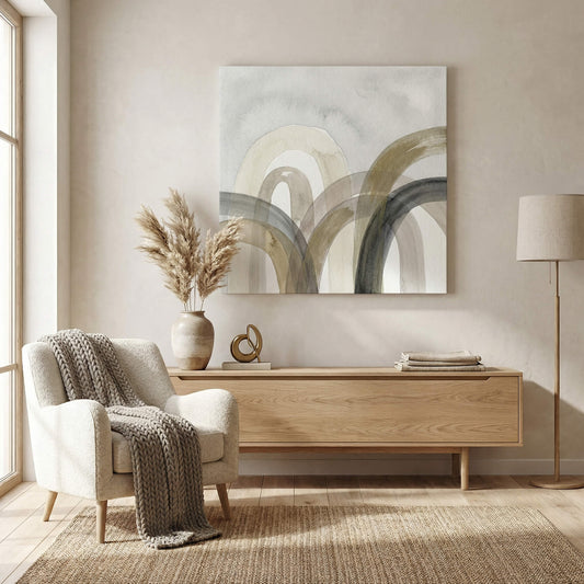 Sandstone Sweep, Canvas Print, 82 × 82cm