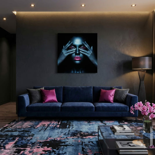 Glow in the Dark, Canvas Print, 82 × 82cm