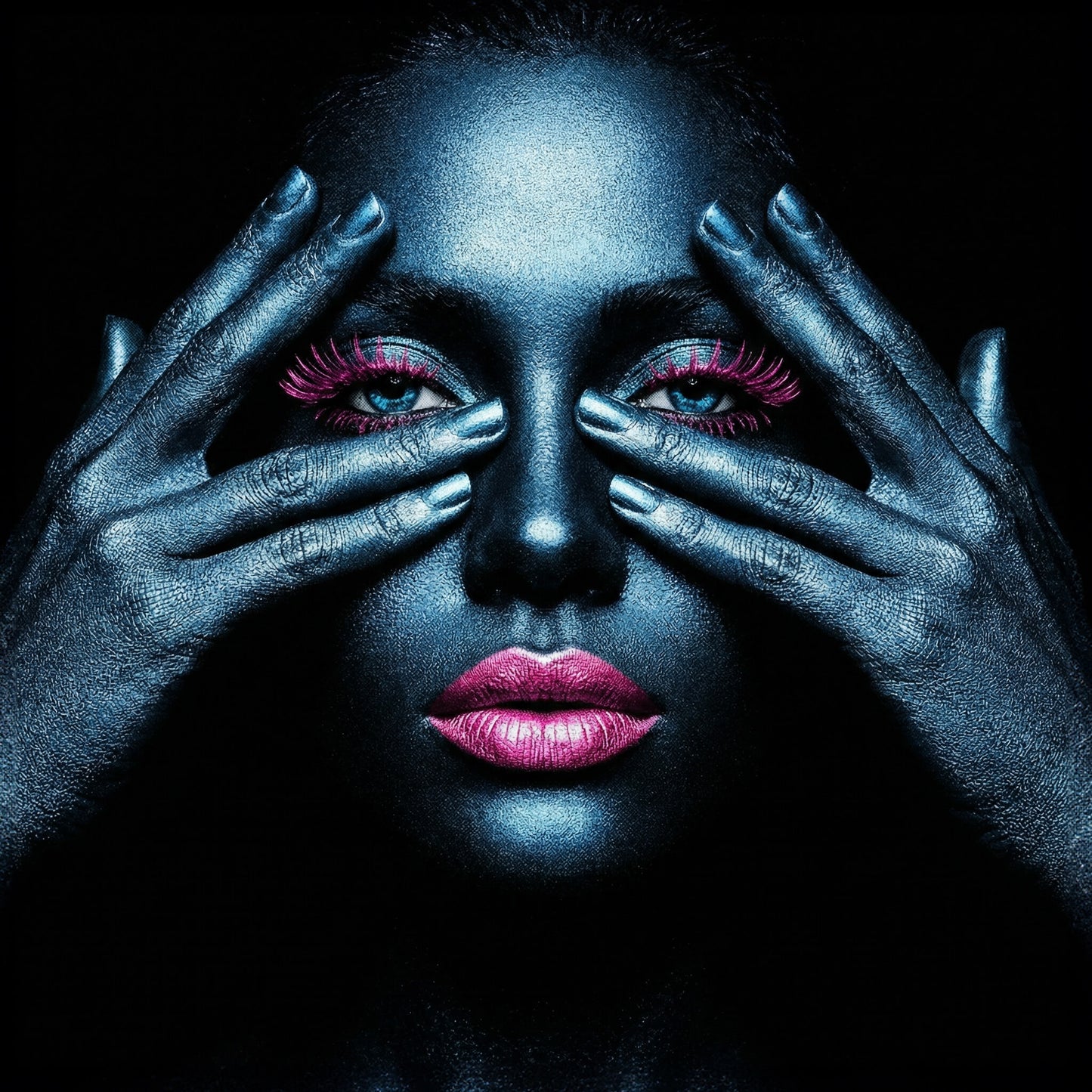 Glow in the Dark, Canvas Print, 82 × 82cm