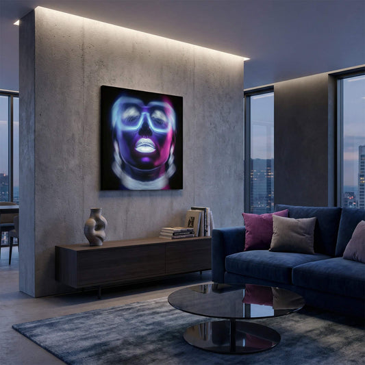 Night Vision, Canvas Print, 82 × 82cm