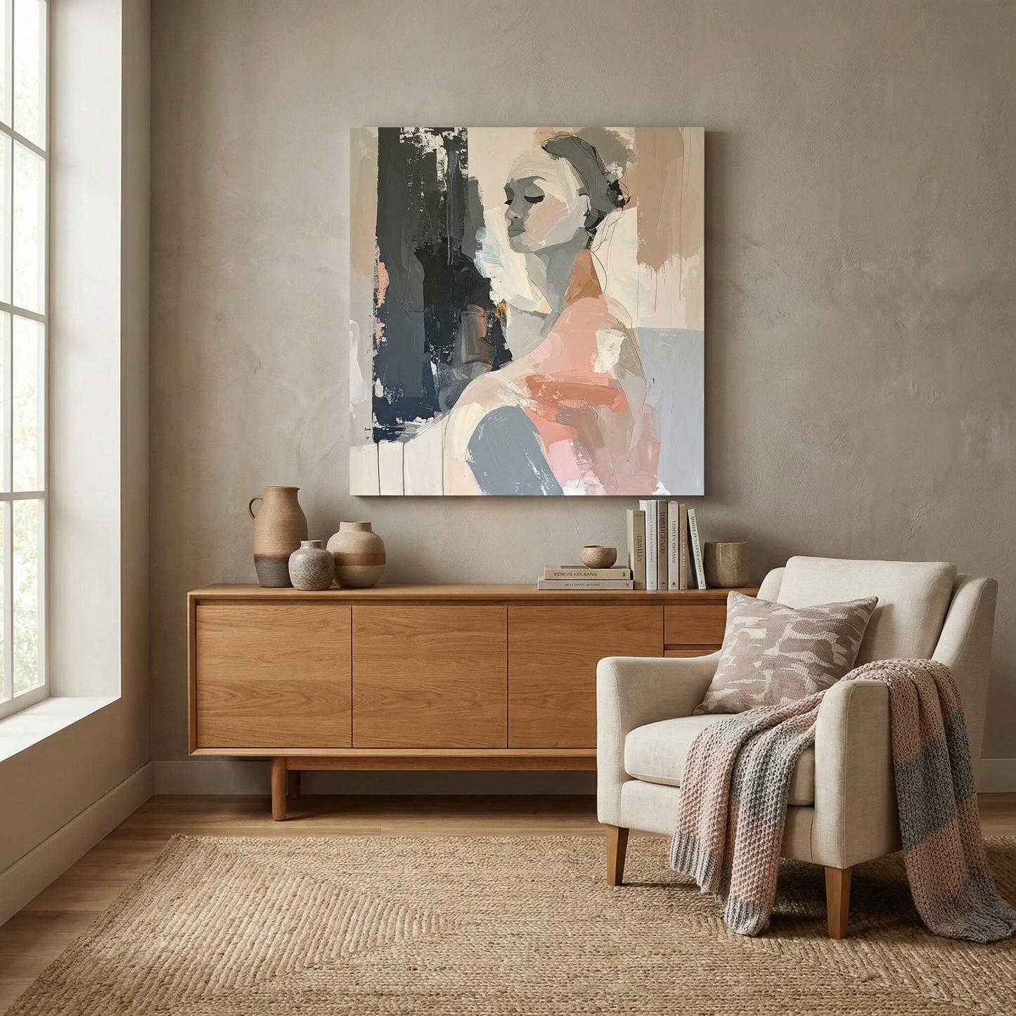 The Calm Within, Canvas Print, 82 × 82cm