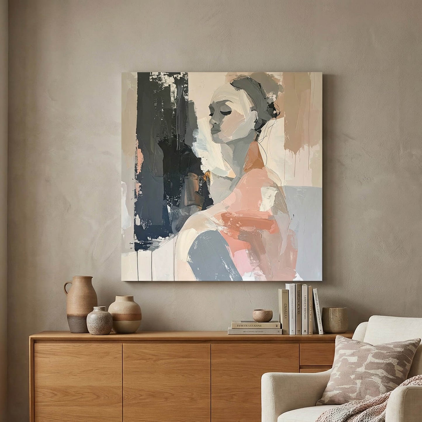 The Calm Within, Canvas Print, 82 × 82cm