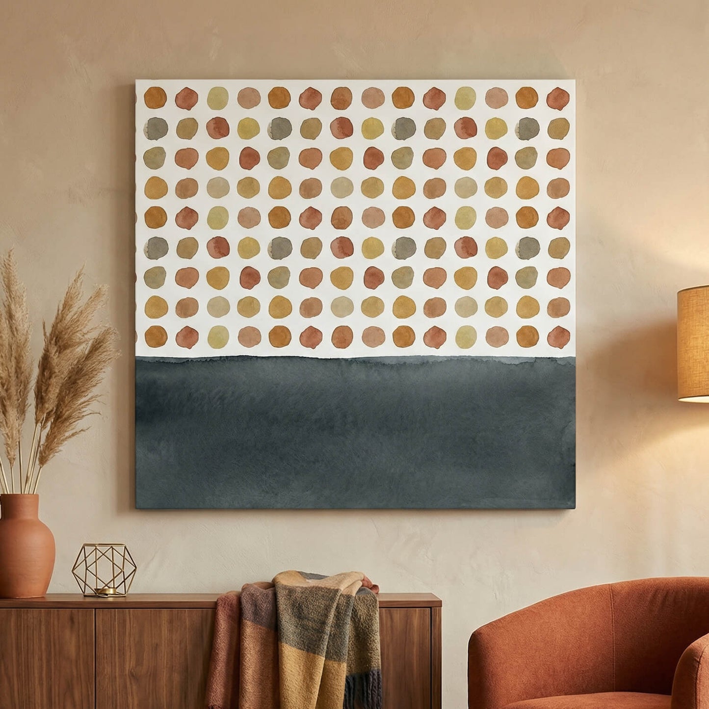 Autumn Confetti, Canvas Print, 82 × 82cm