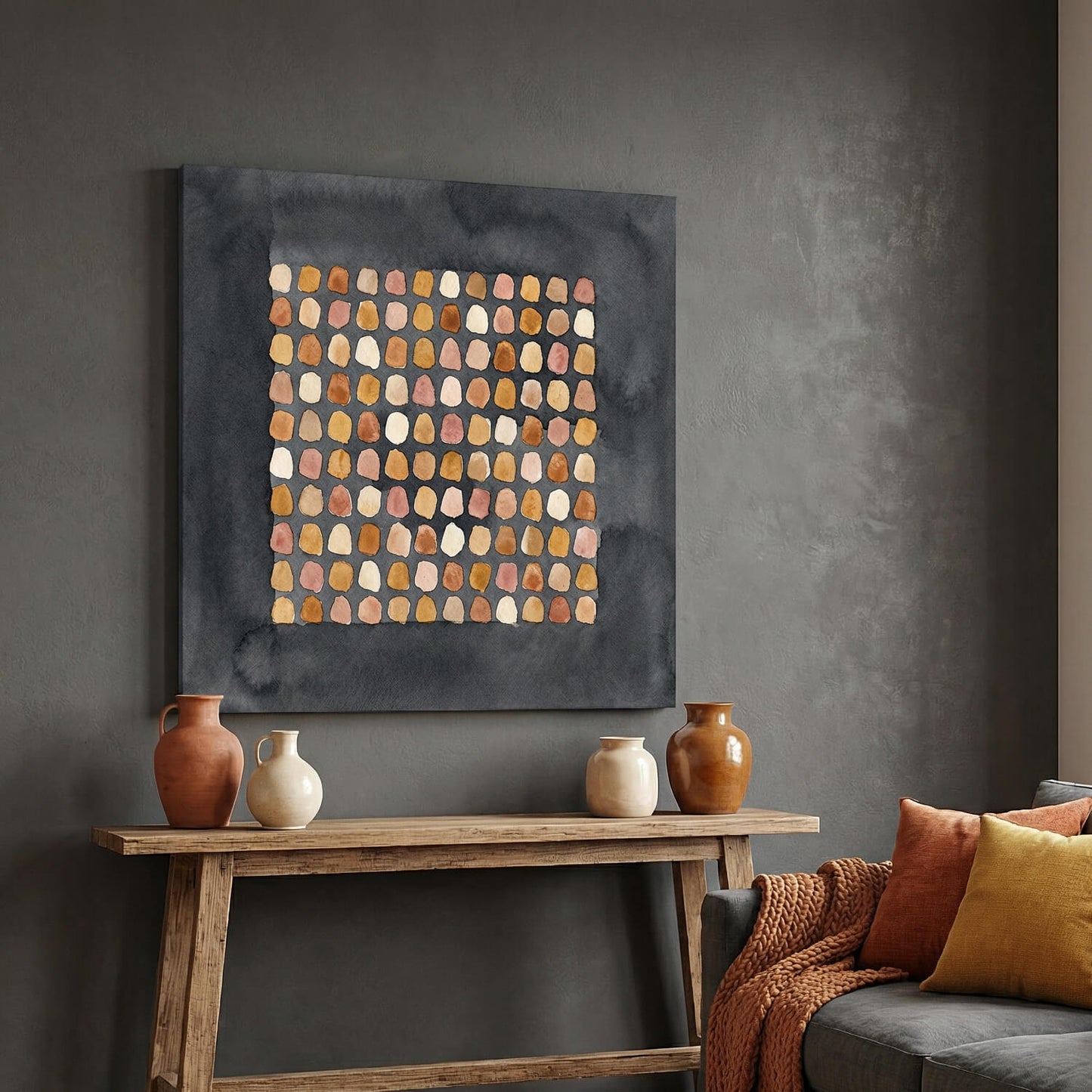 Dusk Arrangement, Canvas Print, 82 × 82cm
