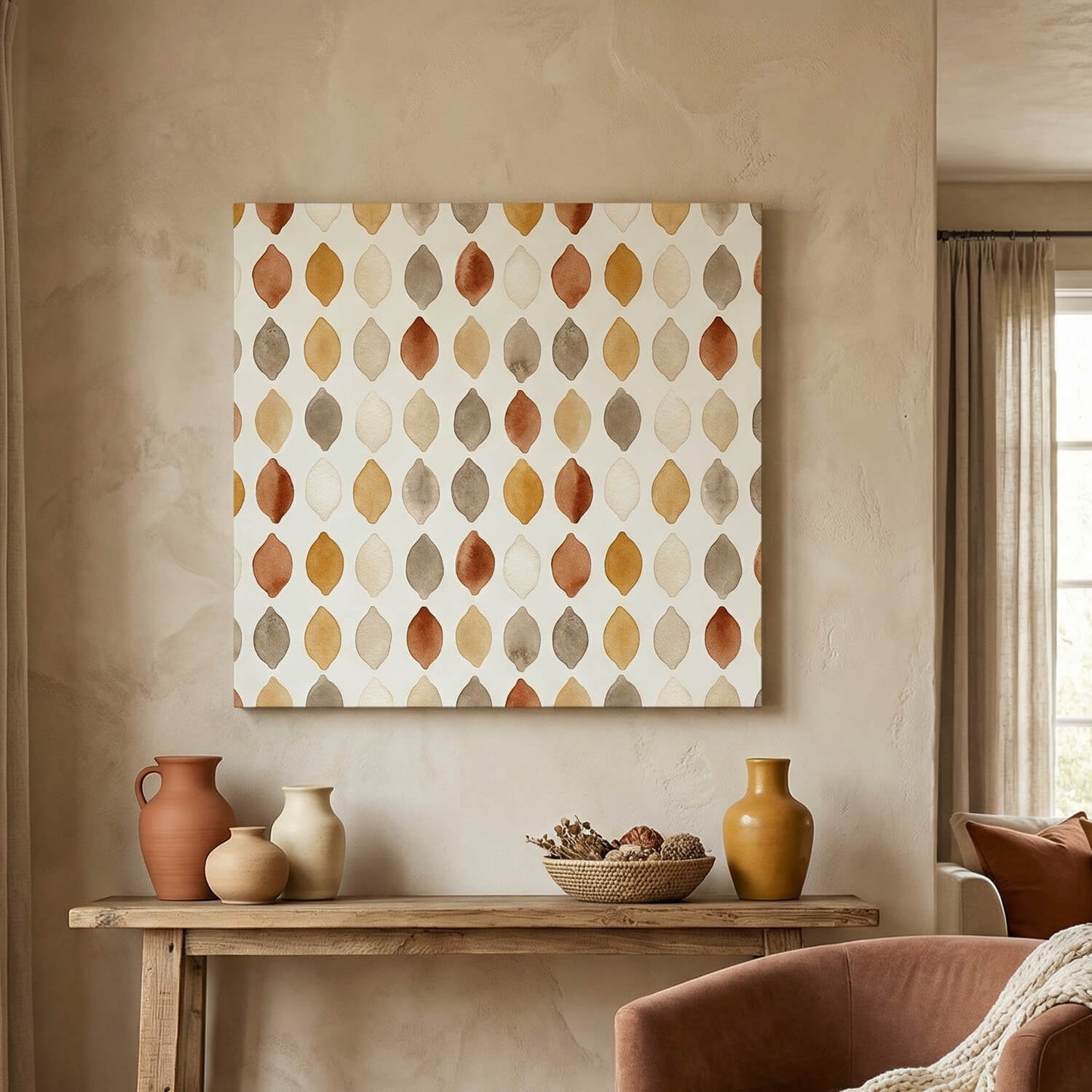 Sunlit Leaves, Canvas Print, 82 × 82cm