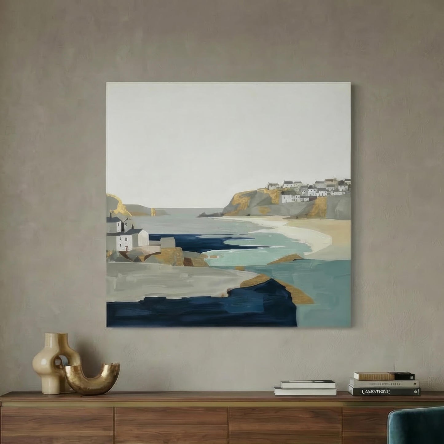 Edge of the Bay, Canvas Print, 82 × 82cm