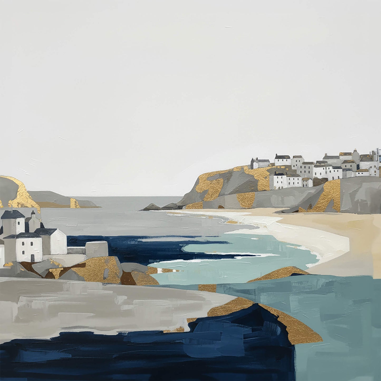 Edge of the Bay, Canvas Print, 82 × 82cm