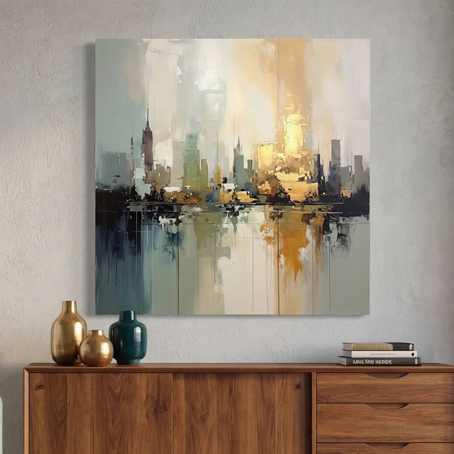 Urban Glow, Canvas Print, 82 × 82cm