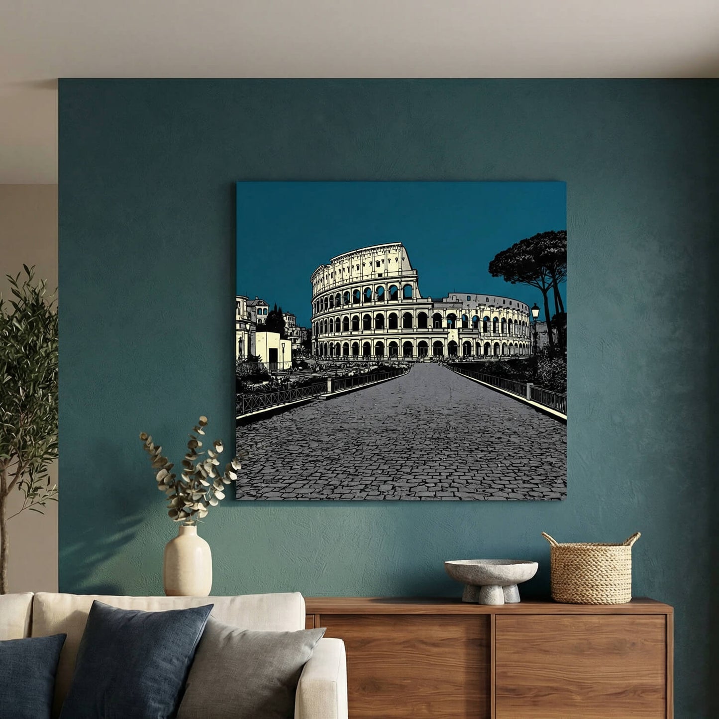 Empire Path, Canvas Print, 82 × 82cm