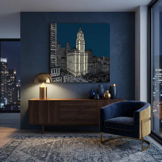 Metropolitan Icon, Canvas Print, 82 × 82cm